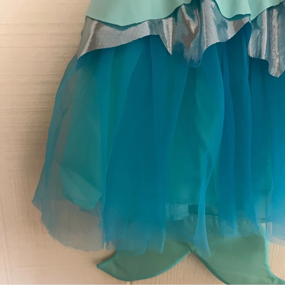 Disney Baby little mermaid Ariel costume dress 12-18 months slippers Halloween